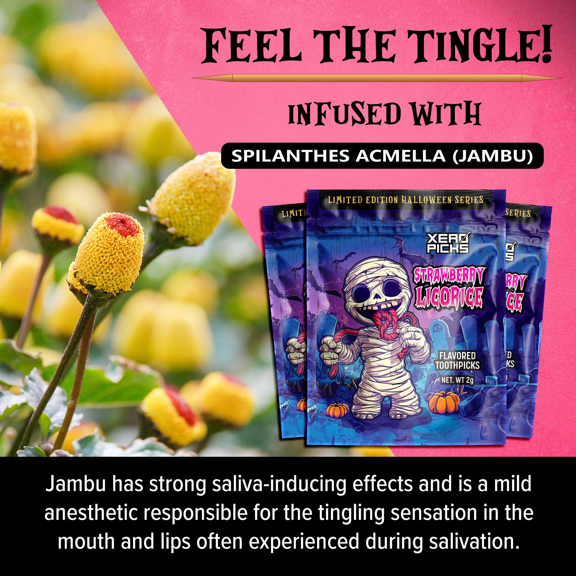 Xero elige dulces de Halloween: regaliz de fresa