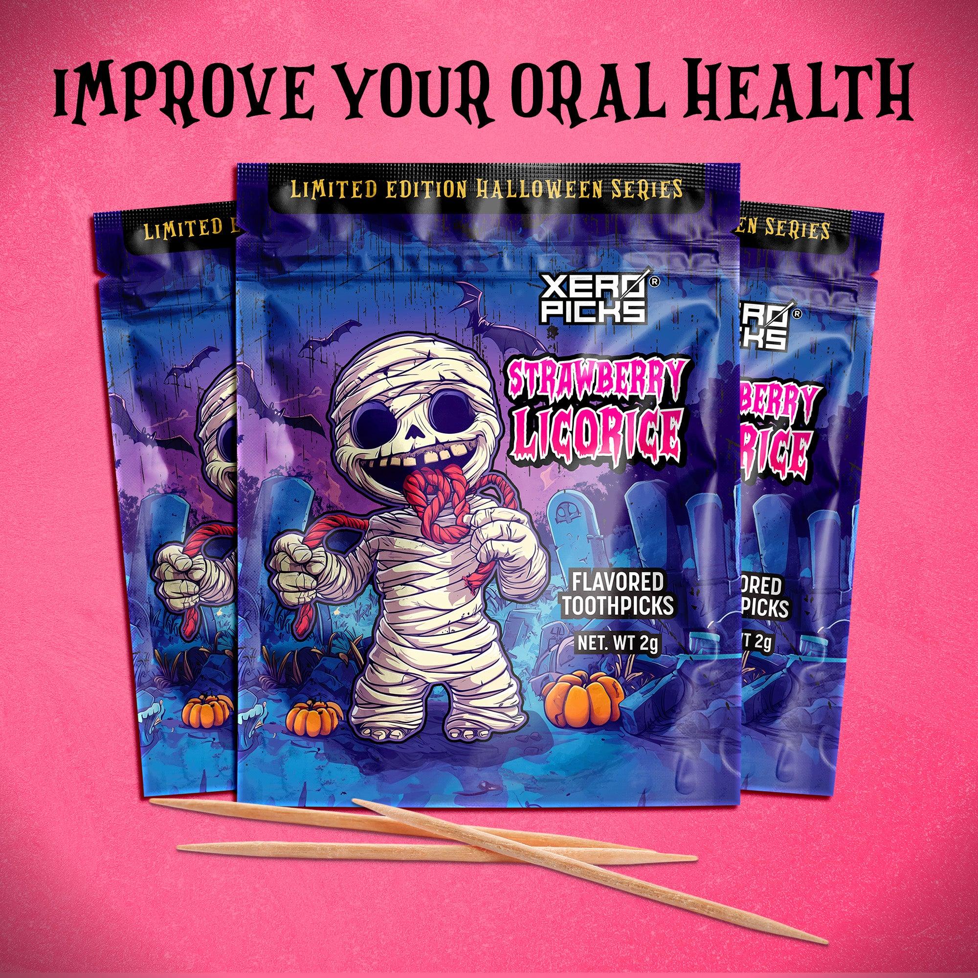 Xero elige dulces de Halloween: regaliz de fresa