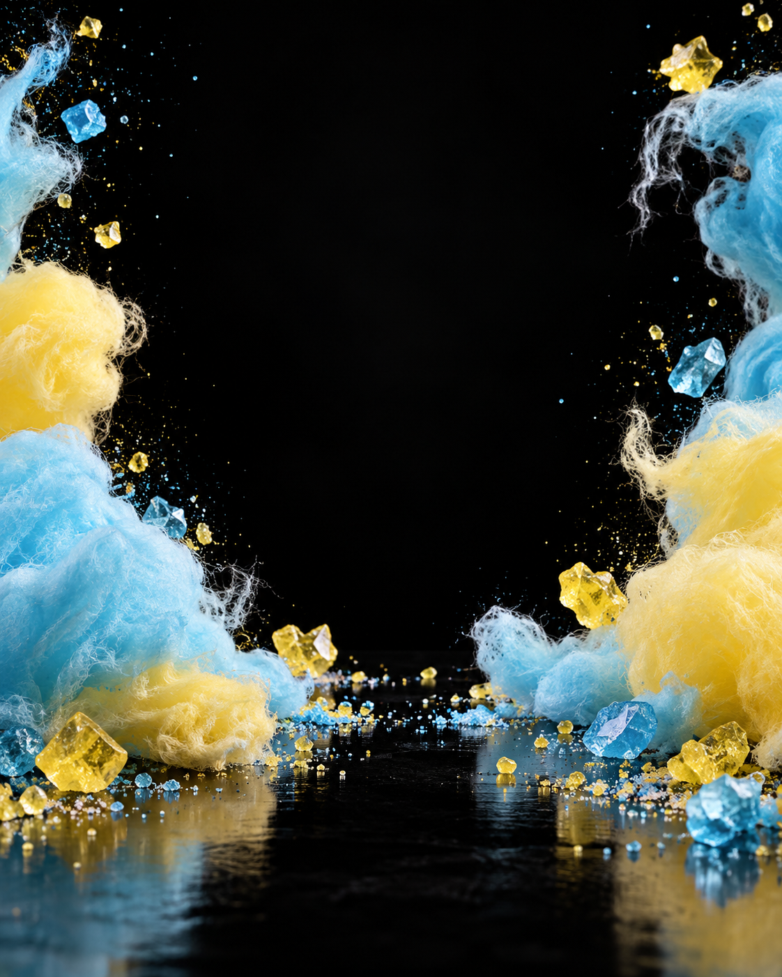 Cotton Candy flavor background