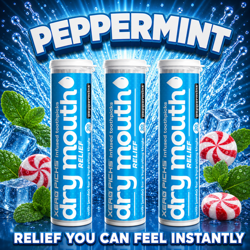 Dry Mouth relief Peppermint 3 Pack
