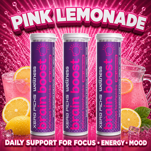 Wellness Brain Boost Pink Lemonade 3 Pack