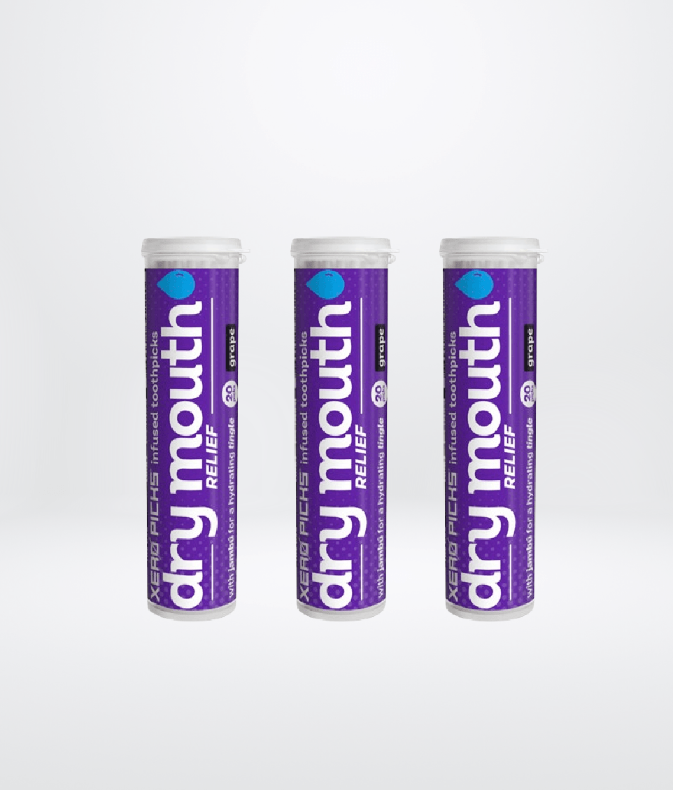 Dry Mouth relief Grape 3 Pack