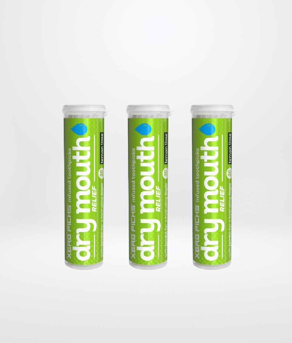 Dry Mouth relief Lemon Lime 3 Pack