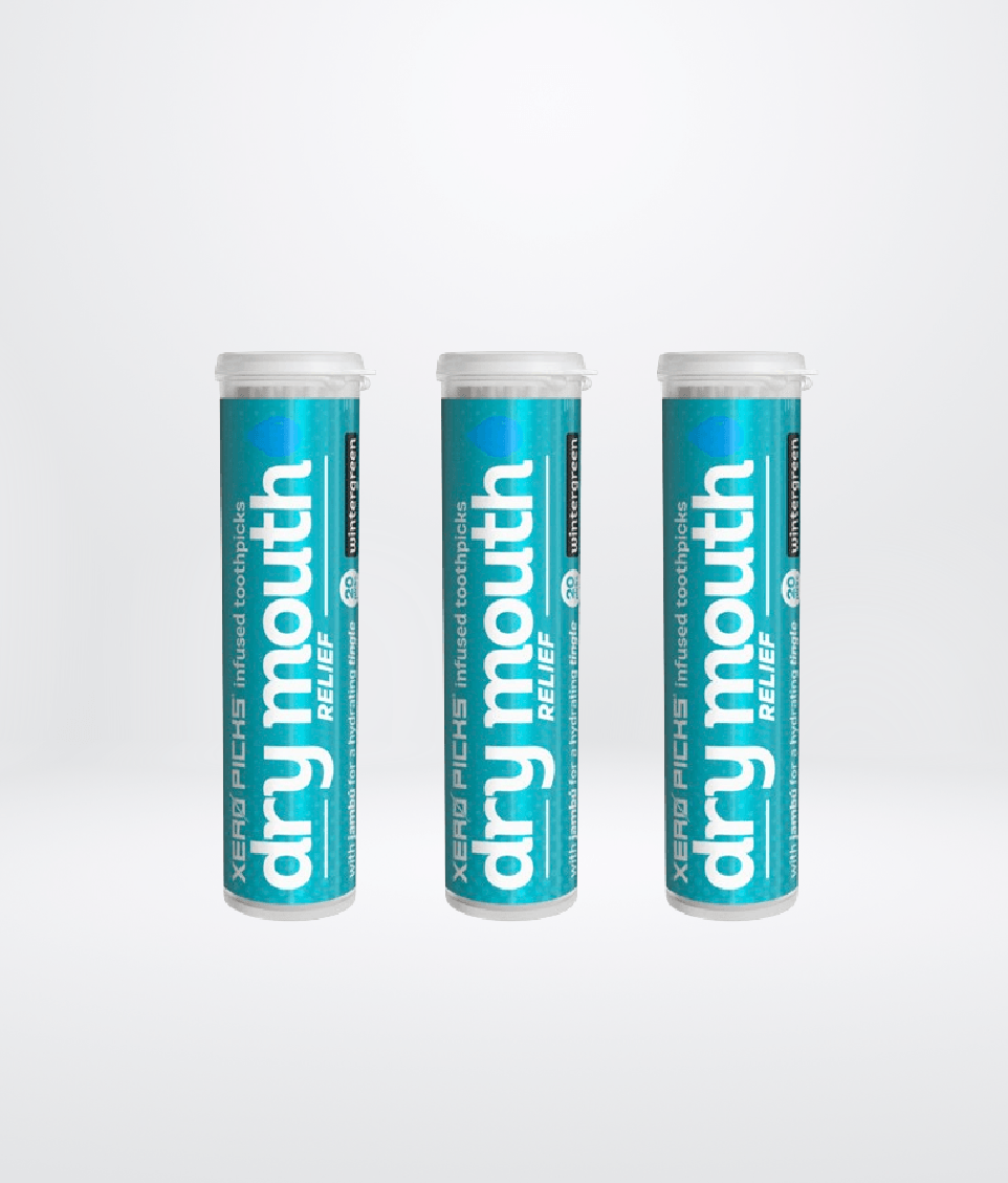 Dry Mouth relief Wintergreen 3 Pack