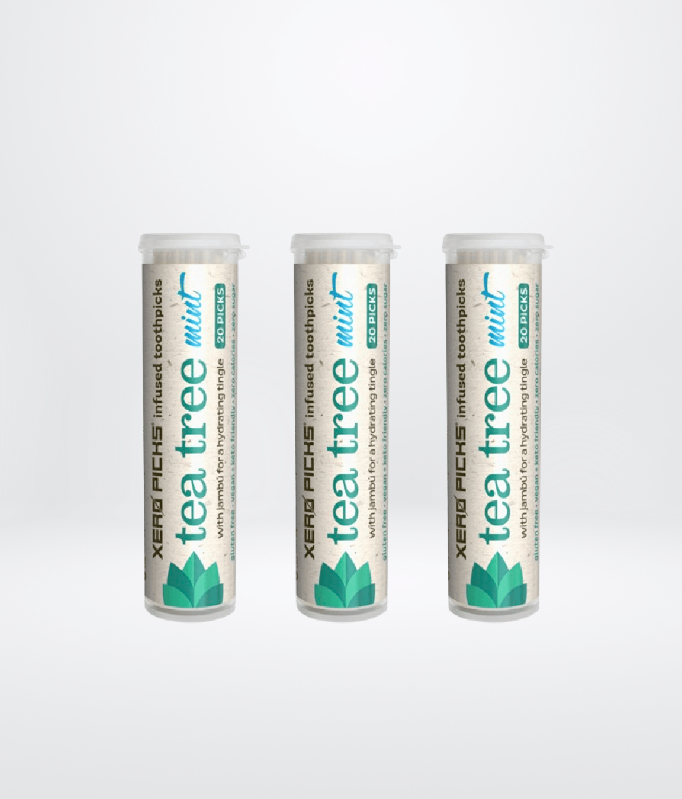 Fresh Breath & Oral Hygiene Mint 3 Pack | XERO PICKS® Tea Tree