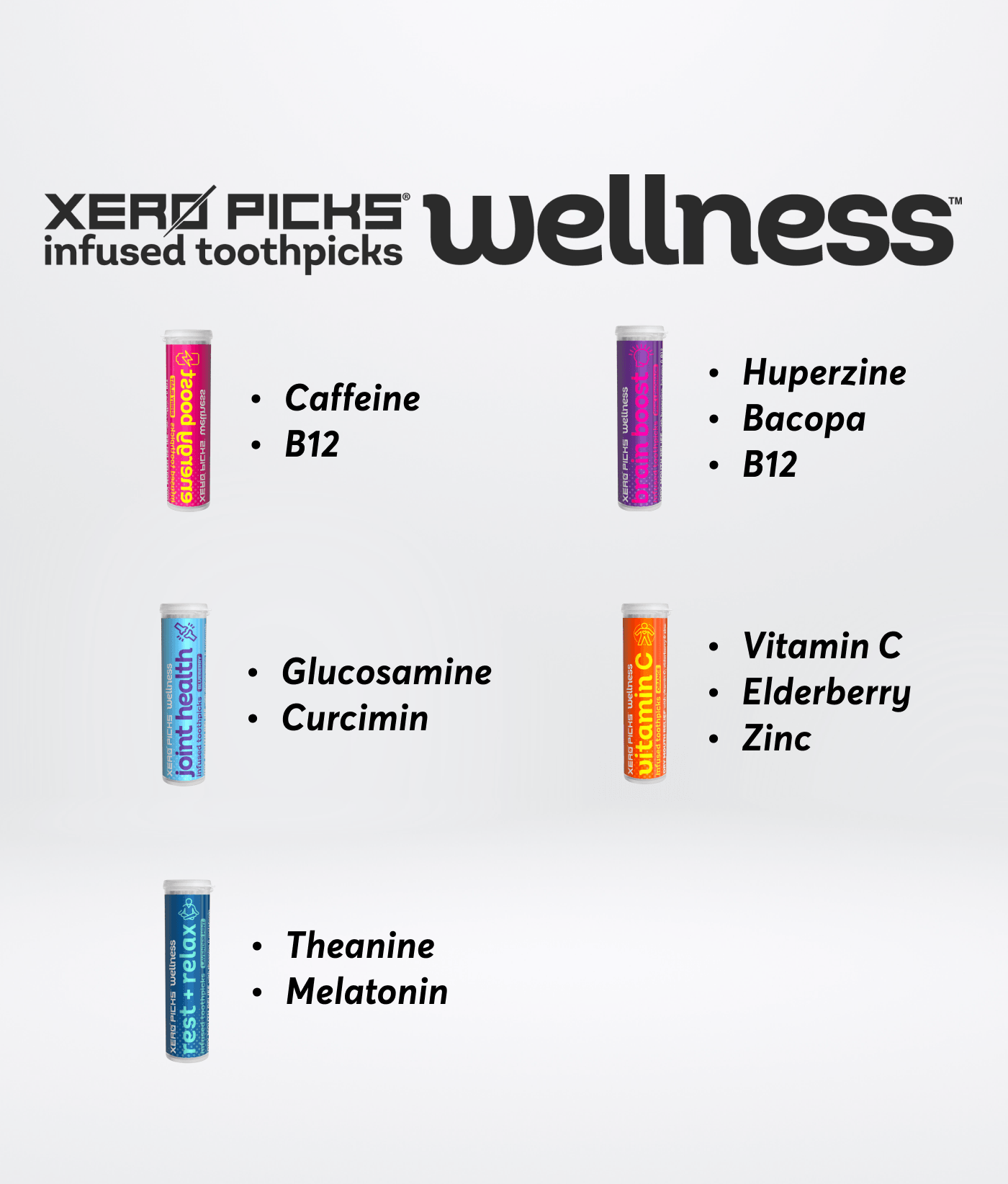 Xero Picks Wellness - Paquete variado de 5