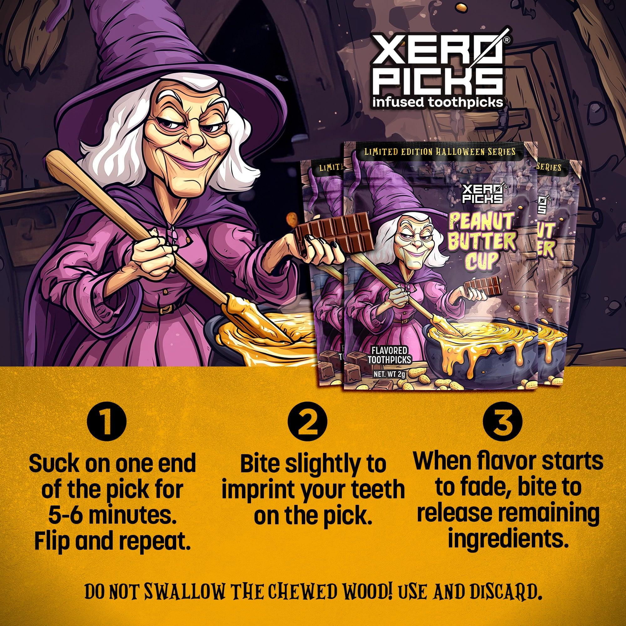 Xero elige dulces de Halloween: taza de mantequilla de maní