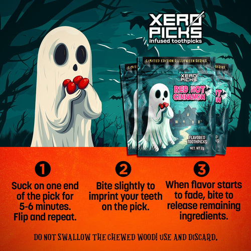 Xero elige dulces de Halloween: canela al rojo vivo