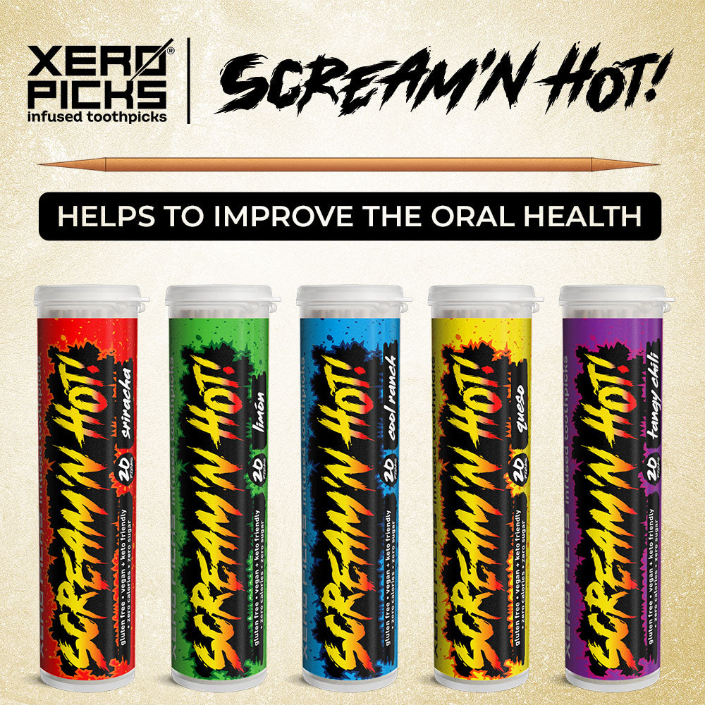 Xero Picks® Scream'n Hot infused toothpicks