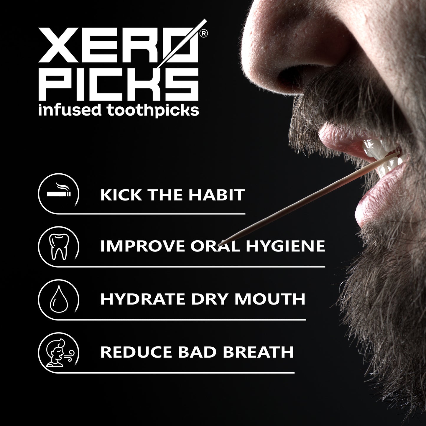 Xero Picks® Quit craving relief infused toothpicks