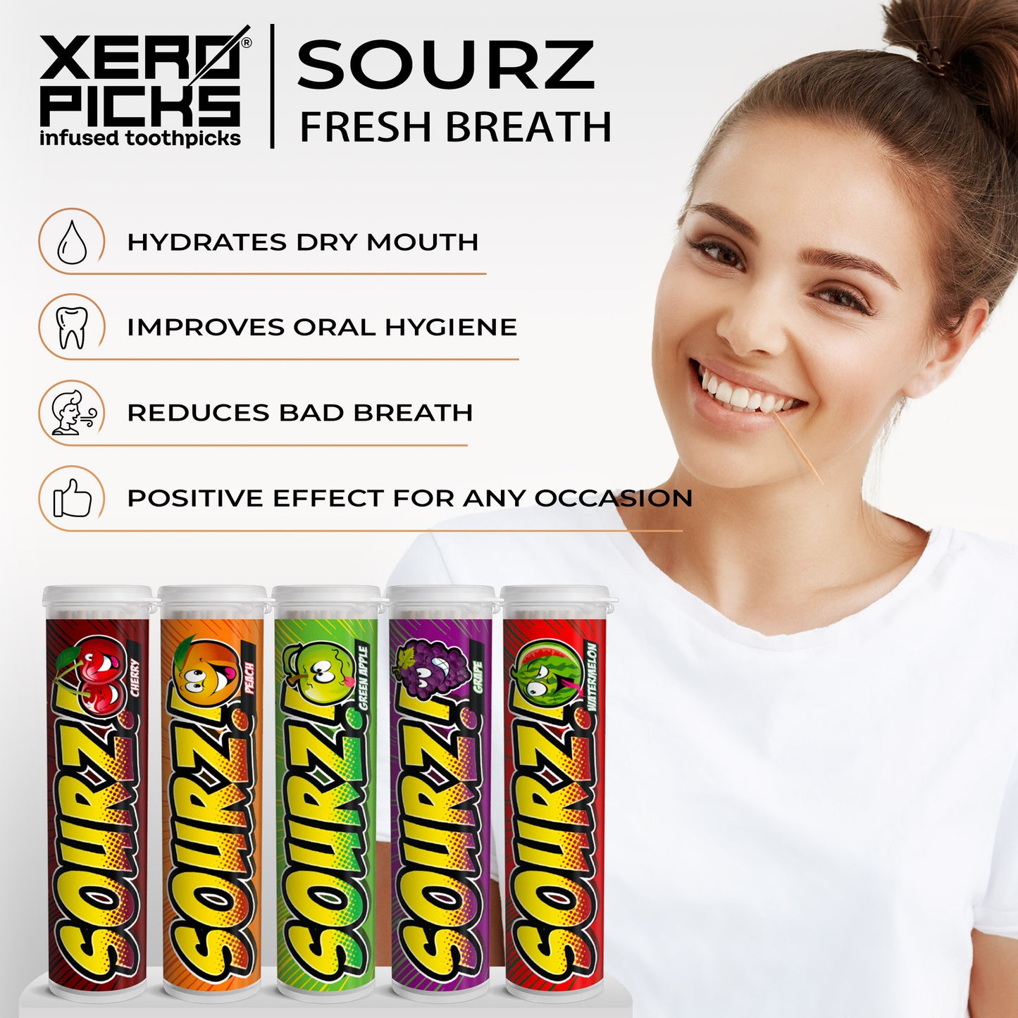 Xero Picks® Sourz infused toothpicks
