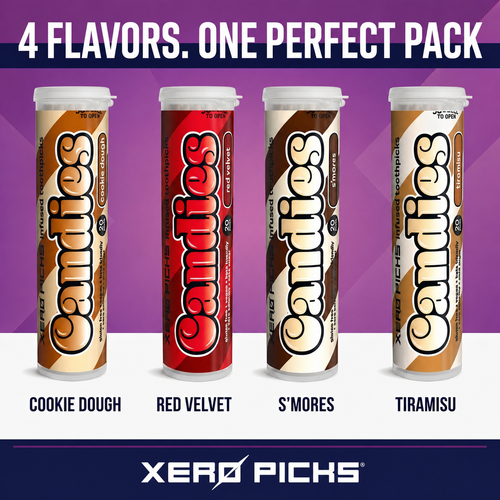 Paquete de 4 variedades de postres de Xero Picks Candies
