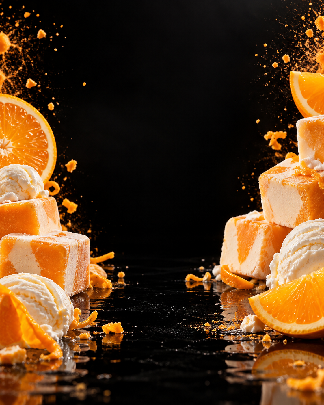 Dreamsicle flavor background