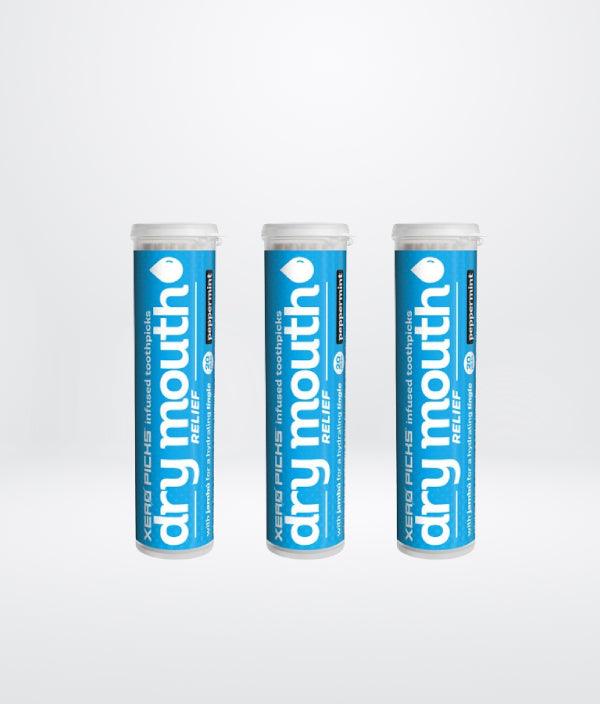 Dry Mouth relief Peppermint 3 Pack