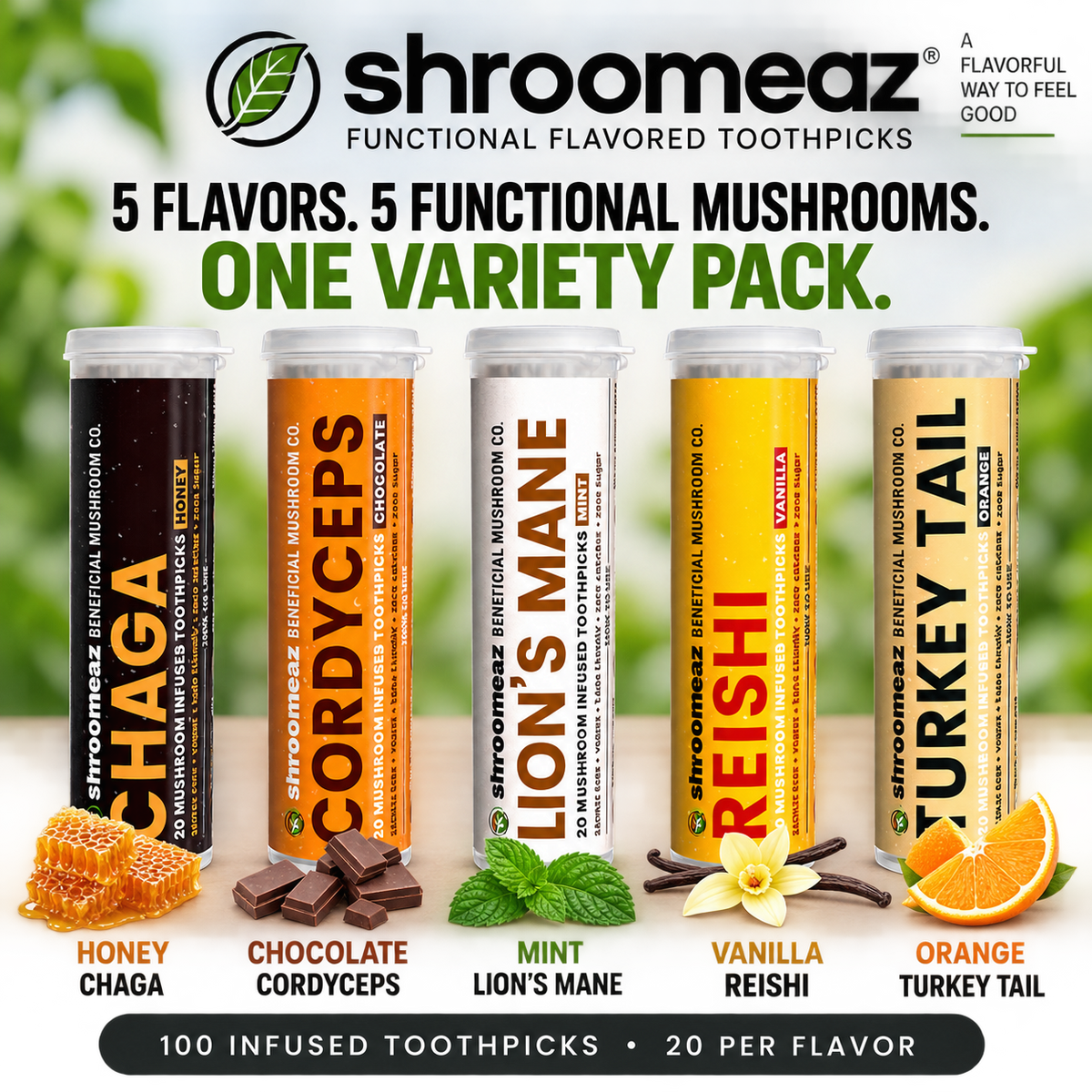 Shroomeaz Variety 5 Pack