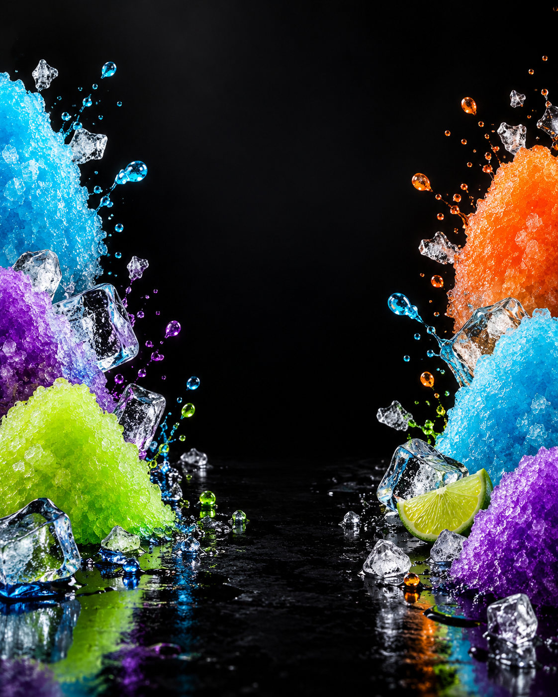 Snow Cone flavor background