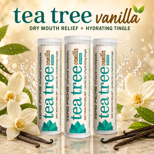 Fresh Breath & Oral Hygiene Vanilla 3 Pack | XERO PICKS® Tea Tree