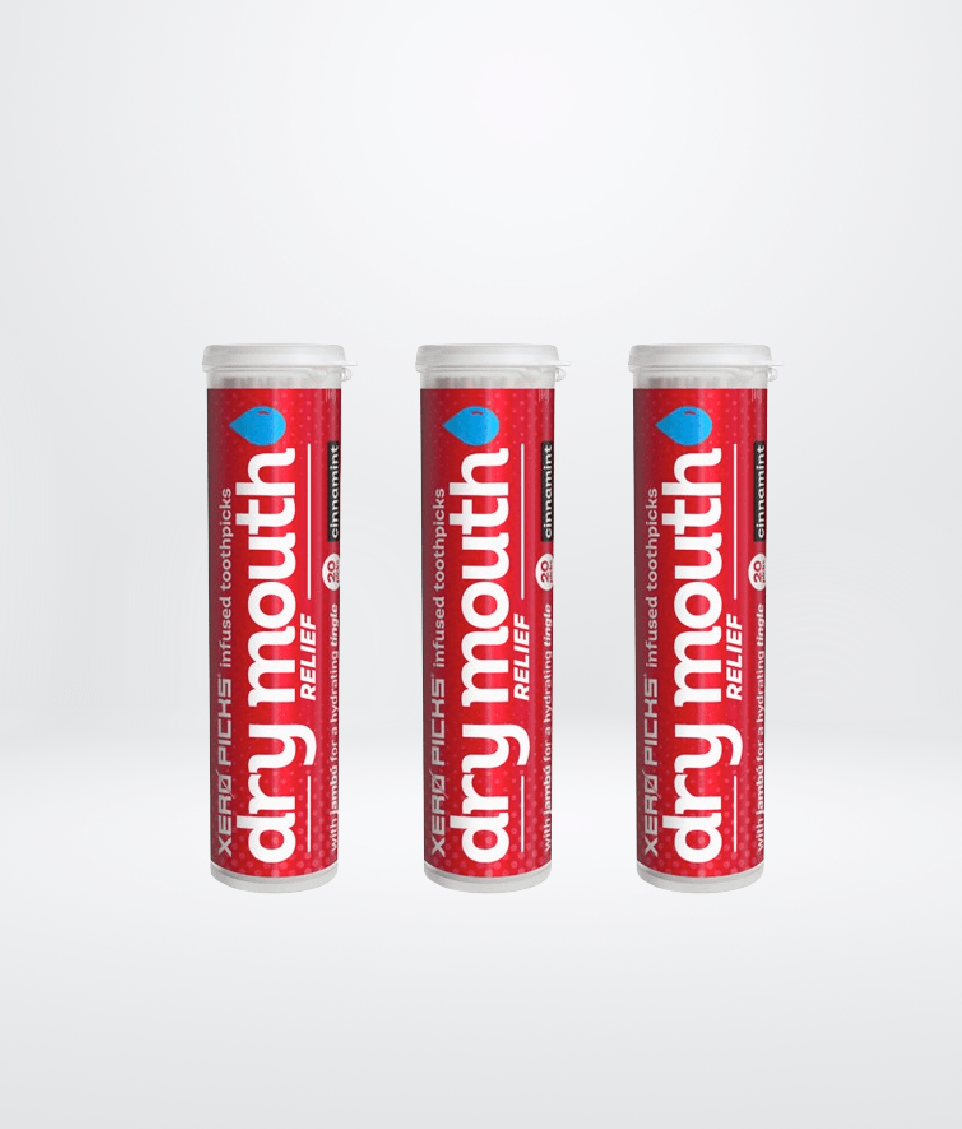 Dry Mouth relief Cinnamon Mint - 3 Pack