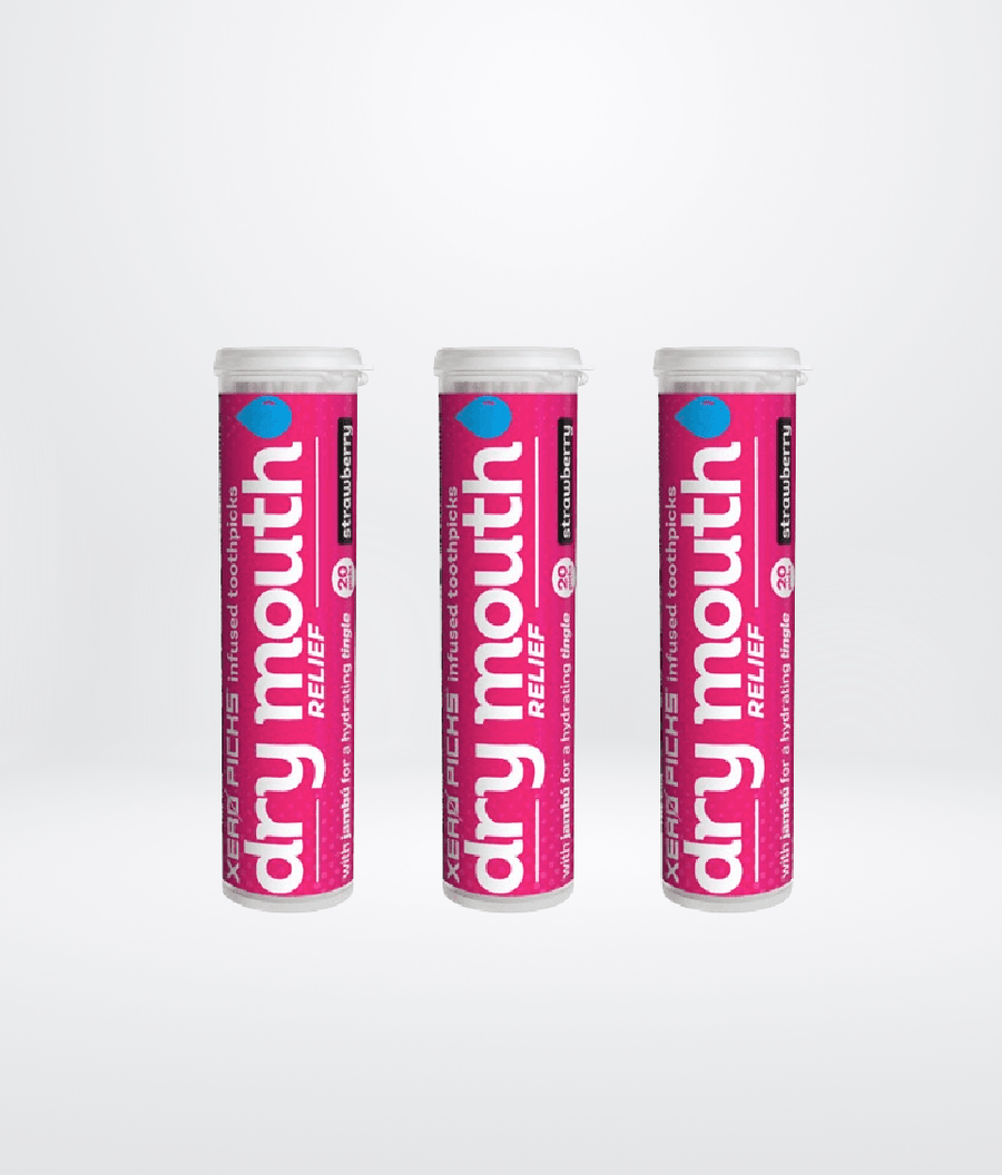 Dry Mouth relief Strawberry 3 Pack