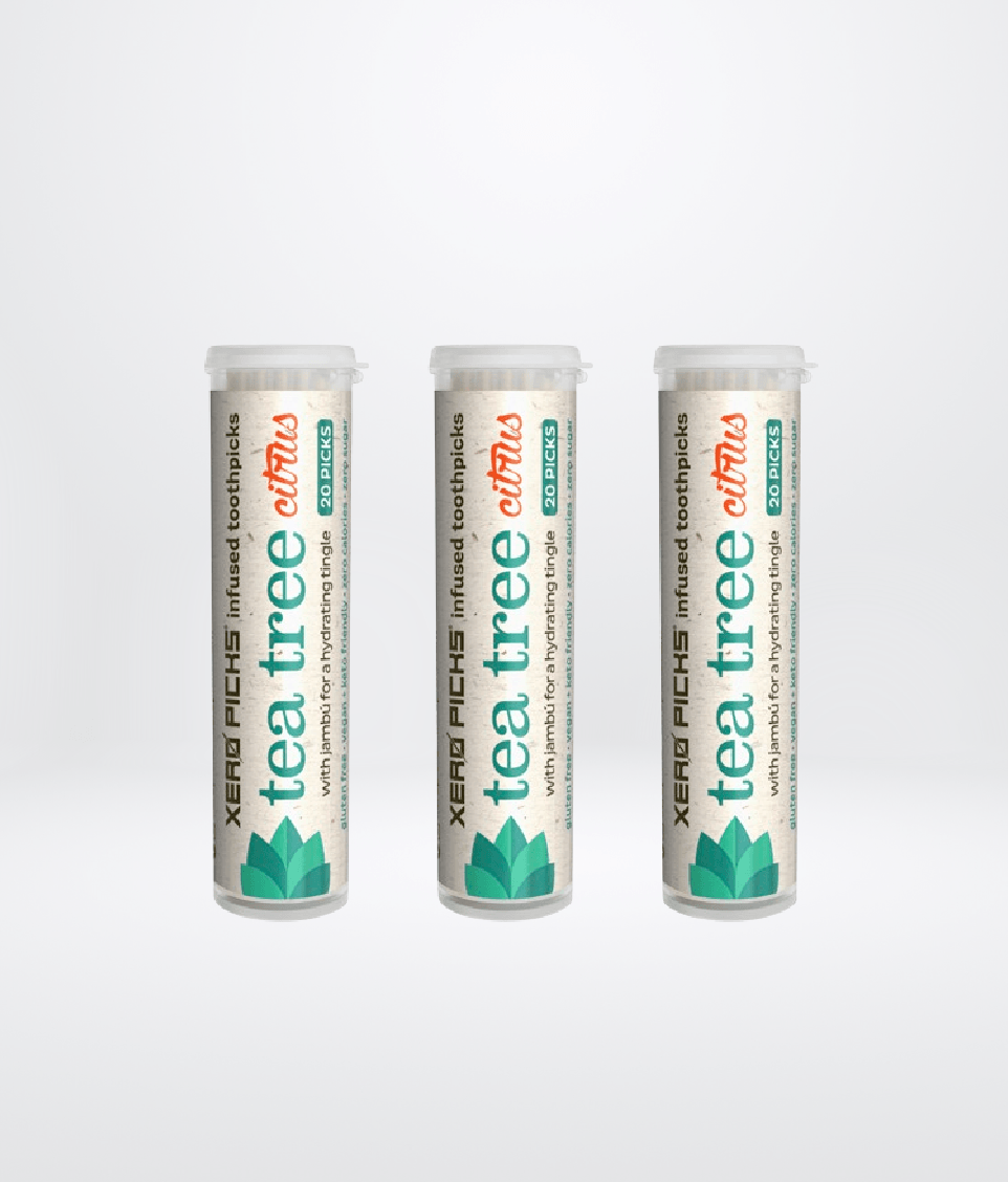 Fresh Breath & Oral Hygiene Citrus 3 Pack | XERO PICKS® Tea Tree