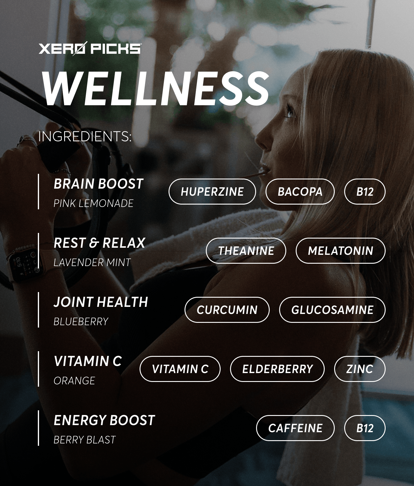 Xero Picks Bienestar - Salud de las articulaciones - Arándano