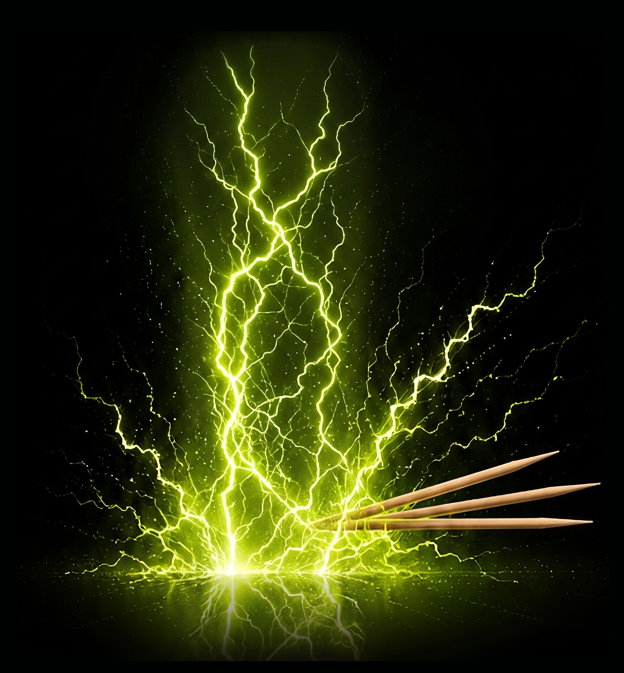 Xero Picks Energy tube with infused toothpicks and green energy effects